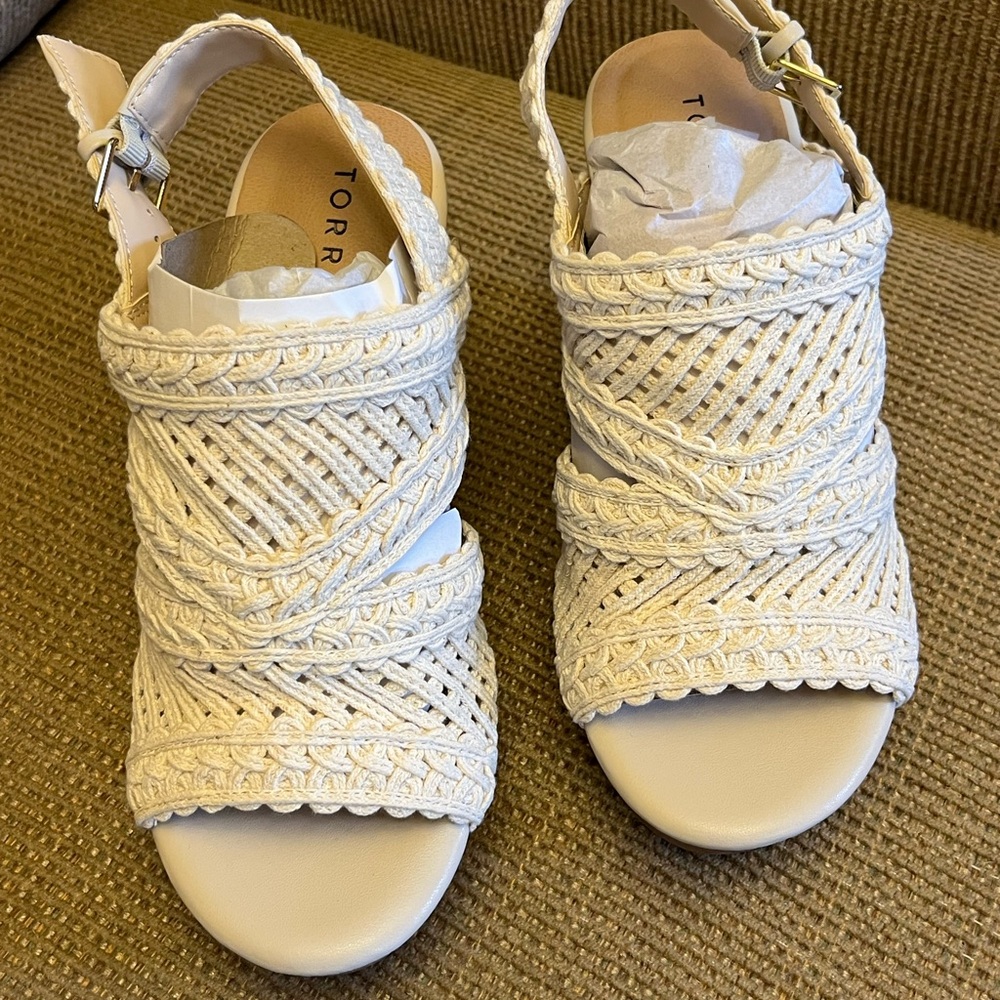 Torrid Women's Crochet Cage Platform Wedge